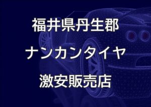福井県丹生郡越前町のナンカンタイヤ取扱販売店で圧倒的に安く交換する方法